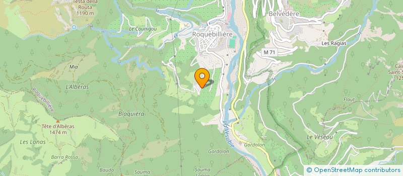 localisation de l'entreprise SCI CAGIL  ROQUEBILLIERE