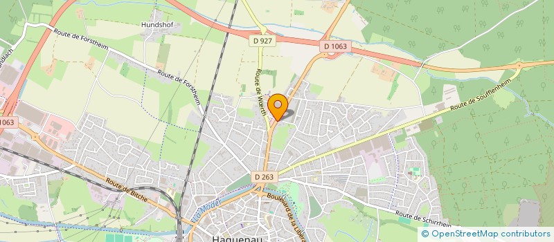 localisation de l'entreprise SCI CAGLAR  HAGUENAU