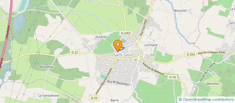 localisation de l'entreprise SCI CAGNAN à SAINT-SAVIN
