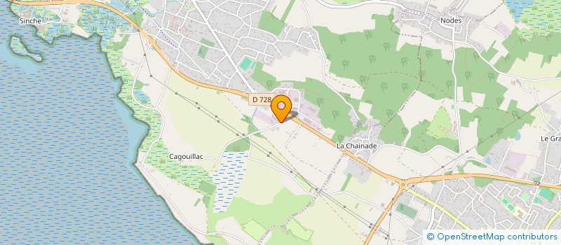 localisation de l'entreprise SCI CAGOUILLAC  CHAMPAGNE