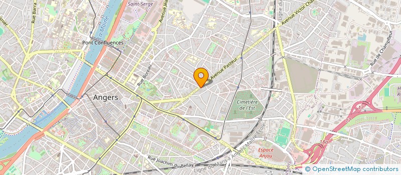 localisation de l'entreprise SCI CAGOUILLE à ANGERS