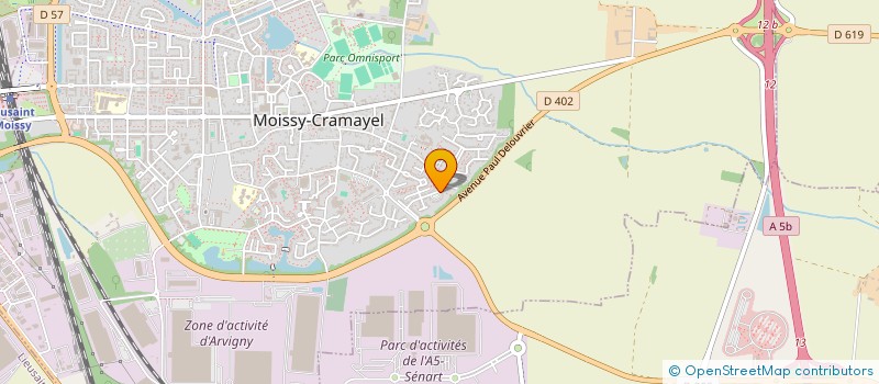 localisation de l'entreprise SCI CAGP à MOISSY-CRAMAYEL