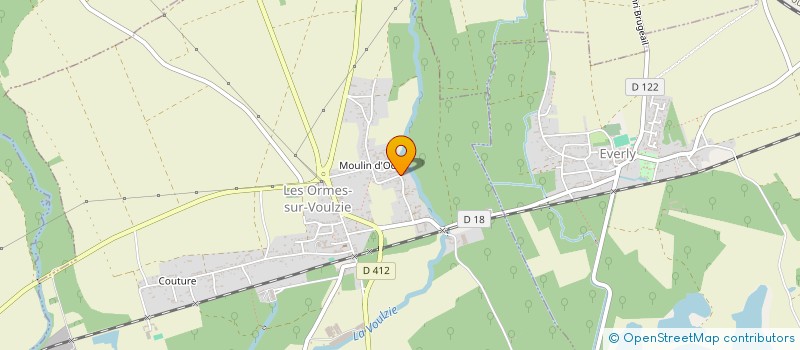 localisation de l'entreprise SCI CAGRETLEM25  LES ORMES-SUR-VOULZIE