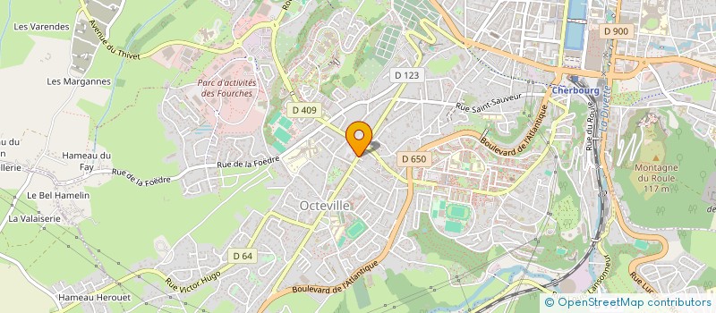 localisation de l'entreprise SCI CAHECEPI à CHERBOURG-EN-COTENTIN
