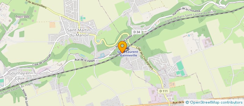 localisation de l'entreprise SCI CAHUSO  SAINT-LAURENT-DE-BREVEDENT