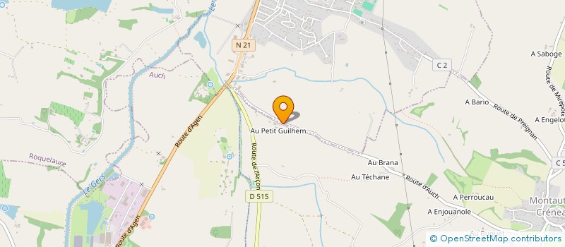 localisation de l'entreprise SCI CAHUTO  PREIGNAN