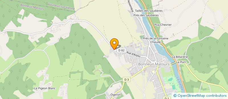 localisation de l'entreprise SCI CAI  BONNEUIL-MATOURS