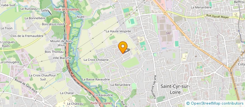 localisation de l'entreprise SCI CAI  SAINT-CYR-SUR-LOIRE