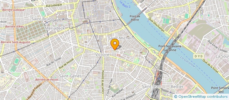 localisation de l'entreprise SCI CAI IMMO  BORDEAUX