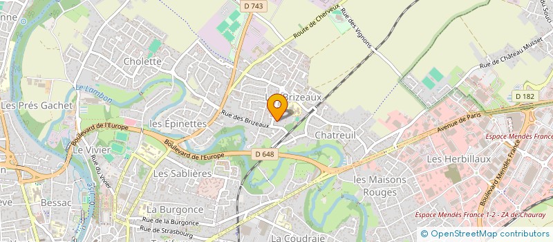 localisation de l'entreprise SCI CAILLARD  NIORT