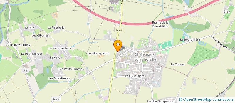 localisation de l'entreprise SCI CAILLARD à CHANCEAUX-SUR-CHOISILLE