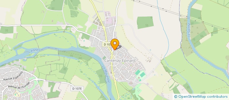 localisation de l'entreprise SCI CAILLARDIERE  CANTENAY-EPINARD