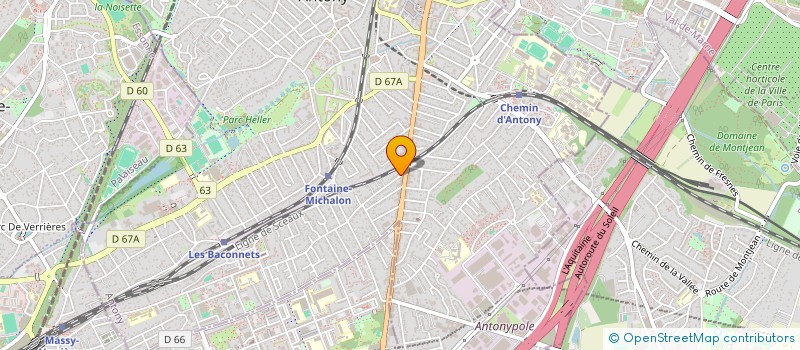 localisation de l'entreprise SCI CAILLAT à ANTONY