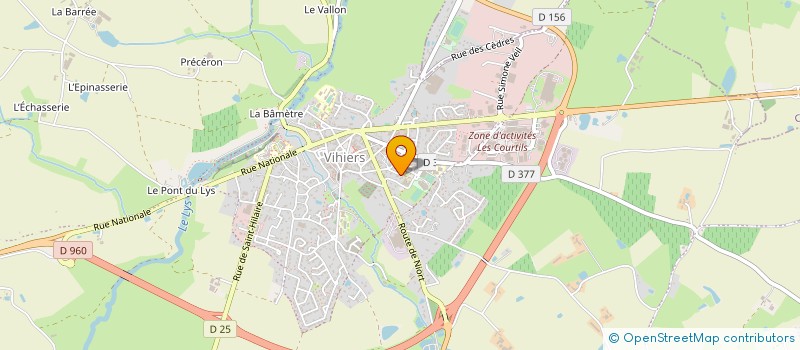 localisation de l'entreprise SCI CAILLAUD à LYS-HAUT-LAYON