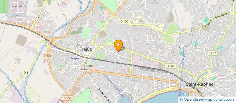 localisation de l'entreprise SCI CAILLAUD à FREJUS