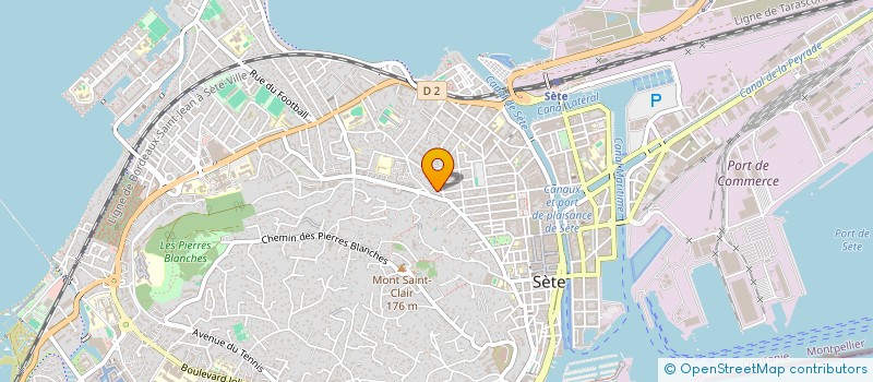 localisation de l'entreprise SCI CAILLAUD  SETE