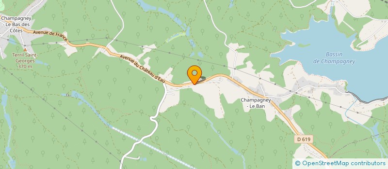 localisation de l'entreprise SCI CAILLE  CHAMPAGNEY