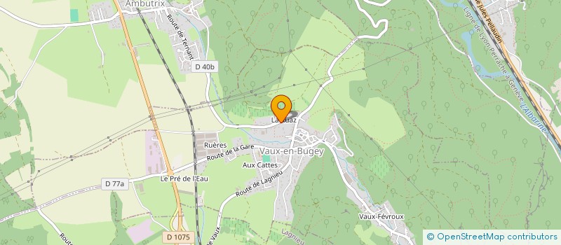 localisation de l'entreprise SCI CAILLET  VAUX-EN-BUGEY