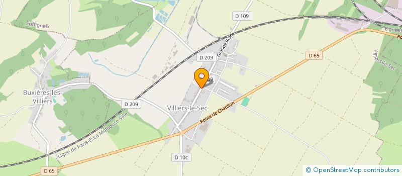 localisation de l'entreprise SCI CAILLET à VILLIERS-LE-SEC
