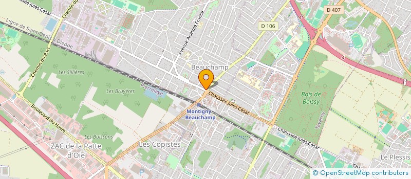 localisation de l'entreprise SCI CAILLIOT SPENNATO  BEAUCHAMP
