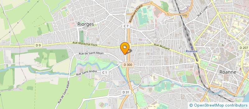 localisation de l'entreprise SCI CAILLON à RIORGES
