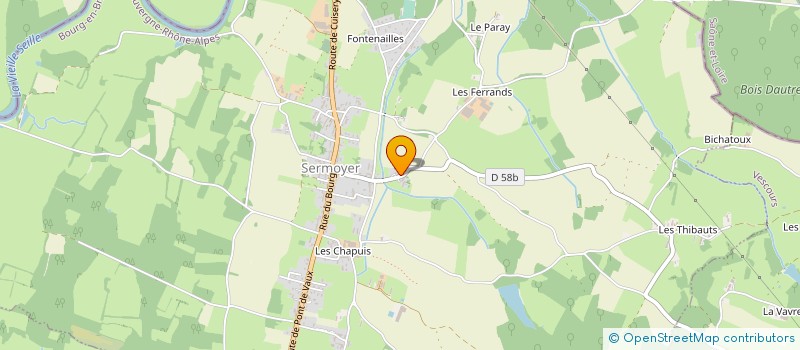 localisation de l'entreprise SCI CAILLOUX  AMBERIEU-EN-BUGEY