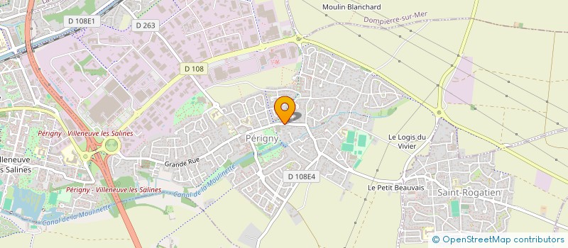 localisation de l'entreprise SCI CAIPI  PERIGNY