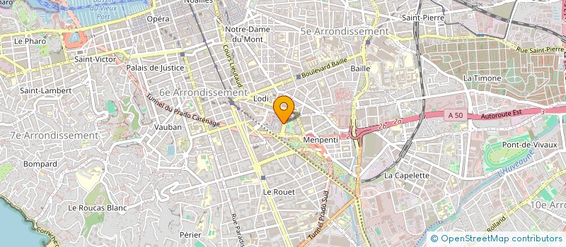 localisation de l'entreprise SCI CAIRE à MARSEILLE