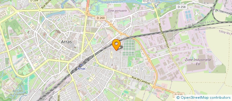 localisation de l'entreprise SCI CAIRE à ARRAS