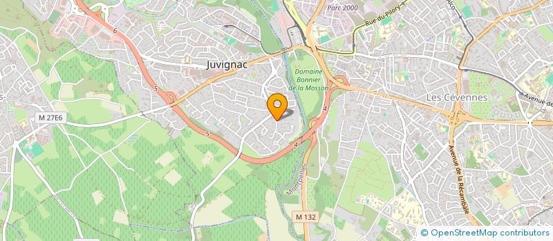 localisation de l'entreprise SCI CAIREL  JUVIGNAC