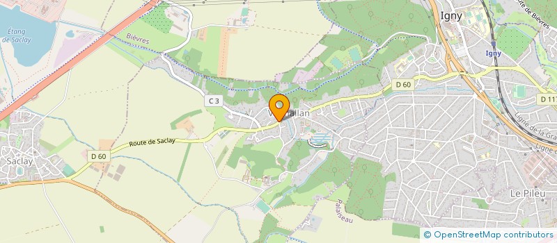 localisation de l'entreprise SCI CAIRN INVEST  MEUDON