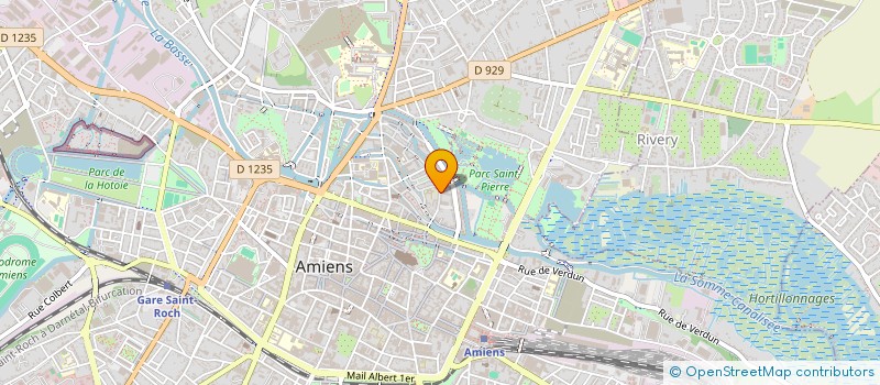 localisation de l'entreprise SCI CAIRNS à AMIENS