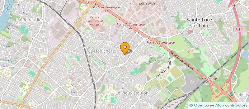 localisation de l'entreprise SCI CAISLEAN  NANTES
