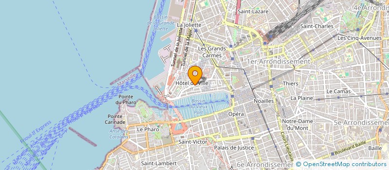 localisation de l'entreprise SCI CAISSERIE CM à MARSEILLE