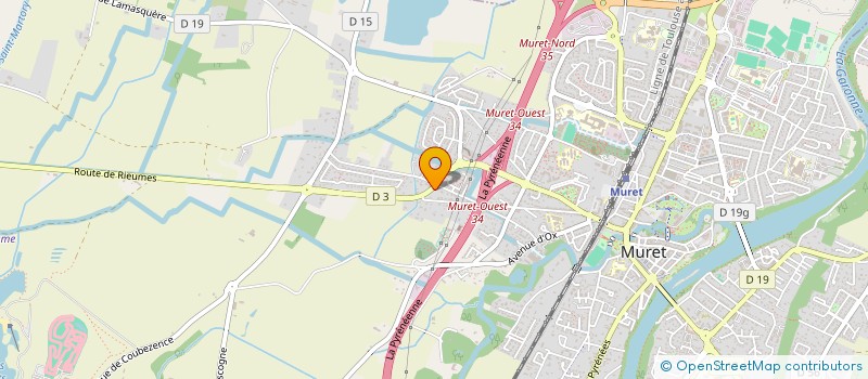 localisation de l'entreprise SCI CAITNOA  MURET