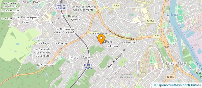 localisation de l'entreprise SCI CAJA SANTA FIOR  MAREIL-MARLY