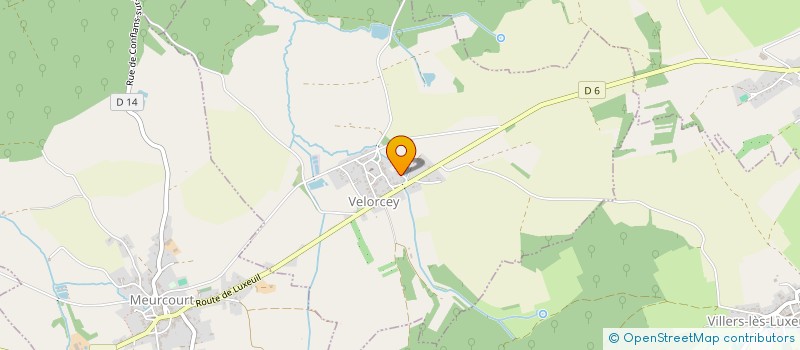 localisation de l'entreprise SCI CAJAC  VELORCEY