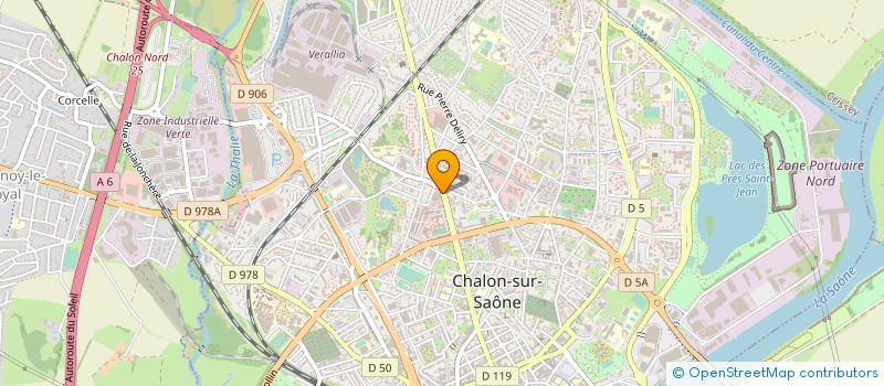 localisation de l'entreprise SCI CAJACK à CHALON-SUR-SAONE