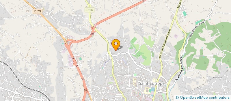 localisation de l'entreprise SCI CAJACQUIT  AIX-EN-PROVENCE