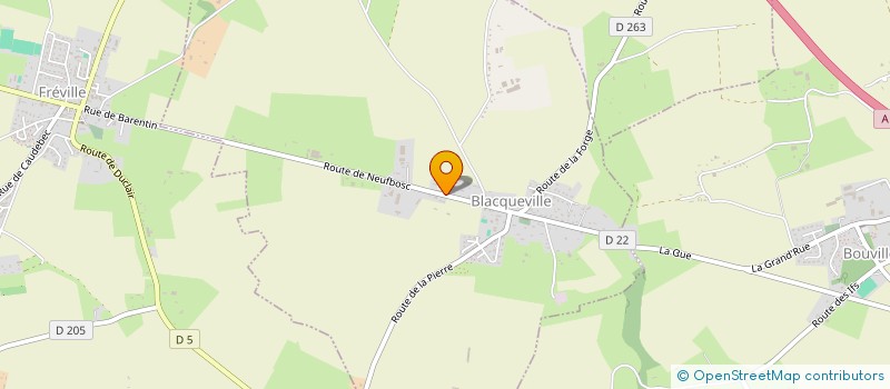 localisation de l'entreprise SCI CAJADELL  TOUFFREVILLE-LA-CORBELINE