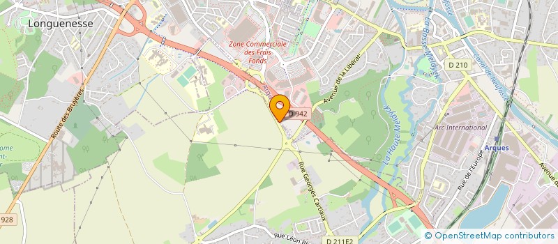 localisation de l'entreprise SCI CAJAMANT  ARQUES