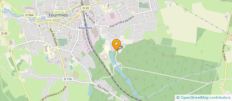 localisation de l'entreprise SCI CAJANO  FOURMIES