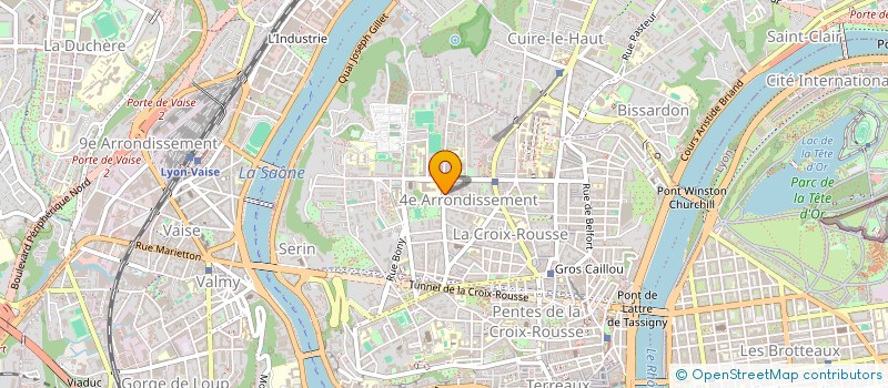 localisation de l'entreprise SCI CAJBM  LYON