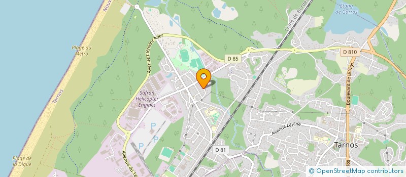 localisation de l'entreprise SCI CAJEROMY à TARNOS