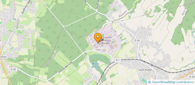 localisation de l'entreprise SCI CAJESE  BONS-EN-CHABLAIS