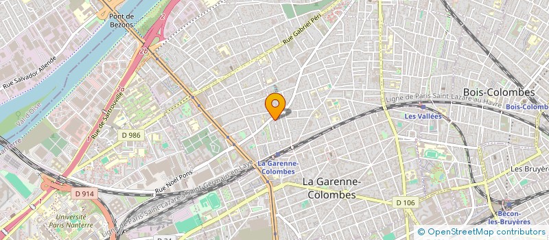 localisation de l'entreprise SCI CAJIMBO à COLOMBES