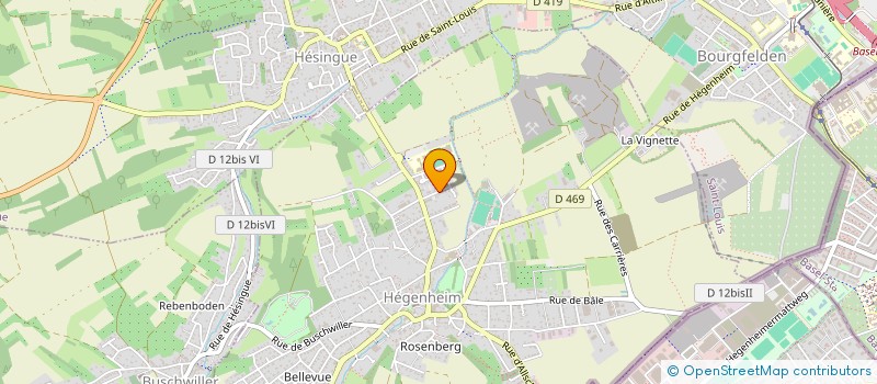 localisation de l'entreprise SCI CAJOL  HAGENTHAL-LE-HAUT