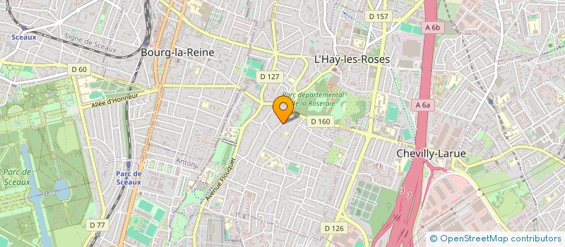 localisation de l'entreprise SCI CAJOLUXE  L'HAY-LES-ROSES