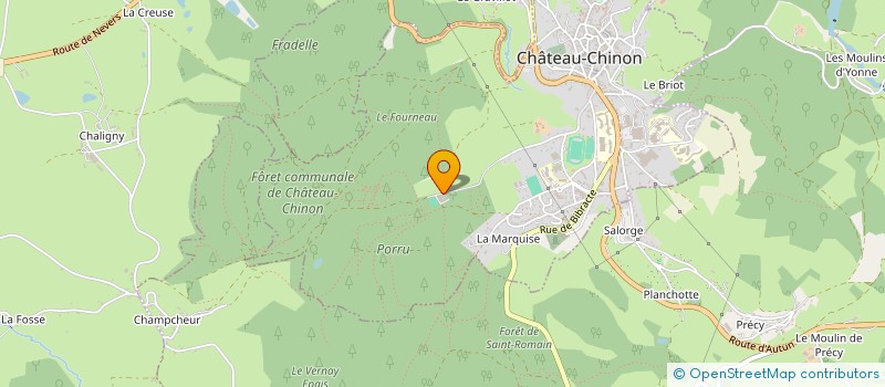 localisation de l'entreprise SCI CAJU  CHATEAU-CHINON (VILLE)