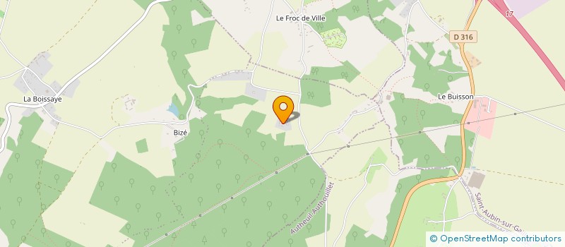 localisation de l'entreprise SCI CAJU  CLEF VALLEE D'EURE